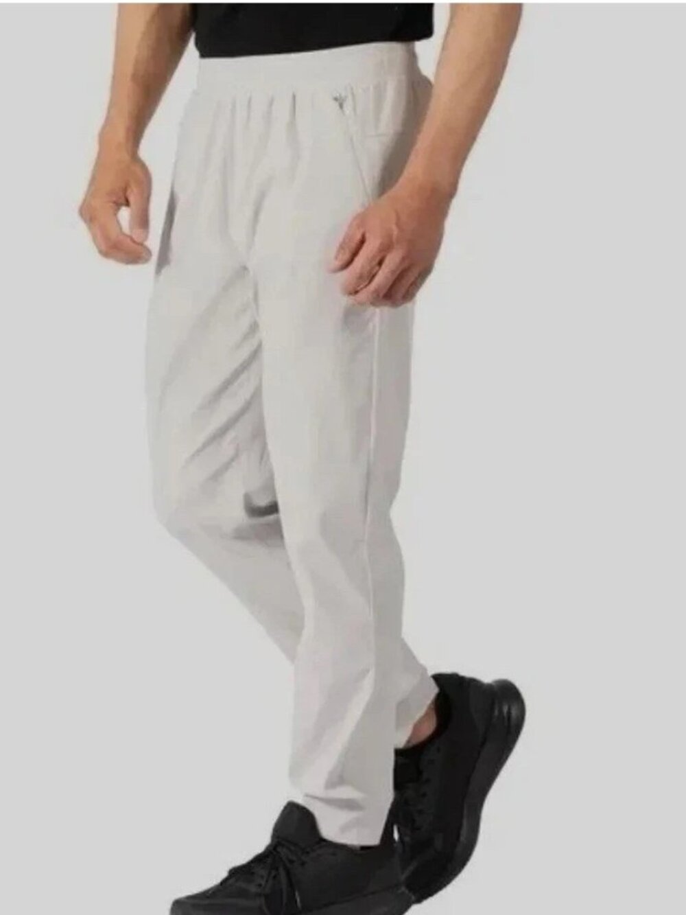 NWOT Soybu Men's M Light Gray Jogger Pants Lightweight Stretch